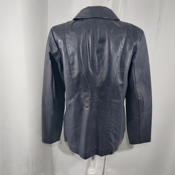 NWOT! EAST 5TH! LAVENDER PURPLE GENUINE LEATHER ZIPPER FRONT JACKET, COAT! SZ M - Picture 7 of 11